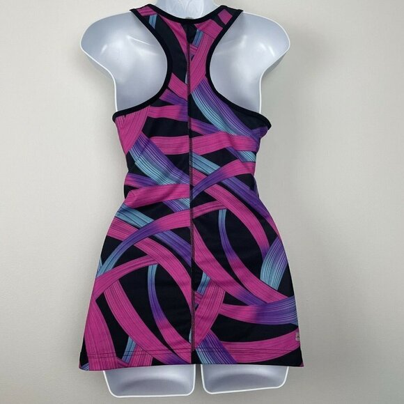 Fila Multi-colored Tank Top Striped v-neck Size Sm - Picture 3 of 6